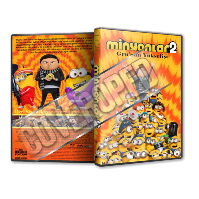 Minyonlar 2 Gru'nun Yükselişi - Minions The Rise of Gru - 2022 Türkçe Dvd Cover Tasarımı